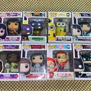 Funko Pop Vinyl Figures - Vibrant Character Set